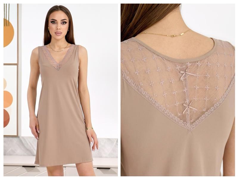Ночнушка Trikotag (46-48) 6268 beige (лето)