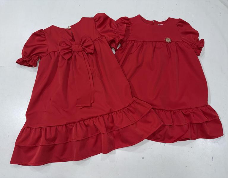 Платье Bright Harmony (110-140) 938 red (лето)