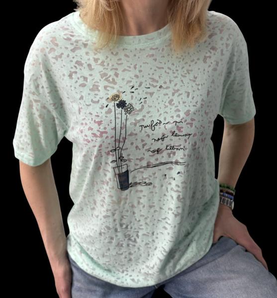 Футболка LeVisha (S-L) 6116 mint (лето)