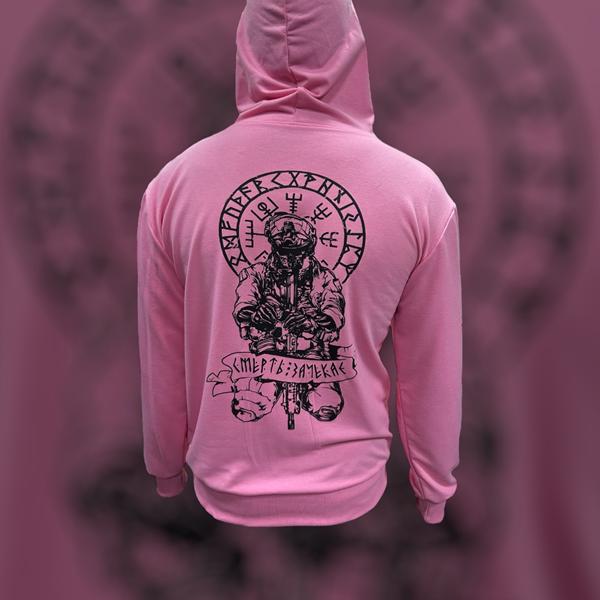 Худи Madoka (M-3XL) 1415 pink (деми)