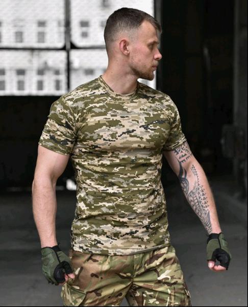 Футболка Madoka (M-3XL) 1434 khaki (лето)