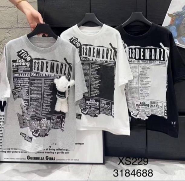Футболка Meloria (120-170) XS229 black (лето)