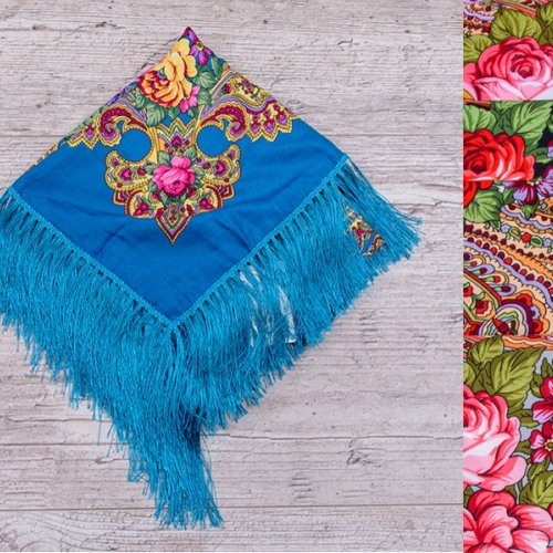 Платок Shawls (110*110) ES001 mix (деми) Shawls ES001 mix