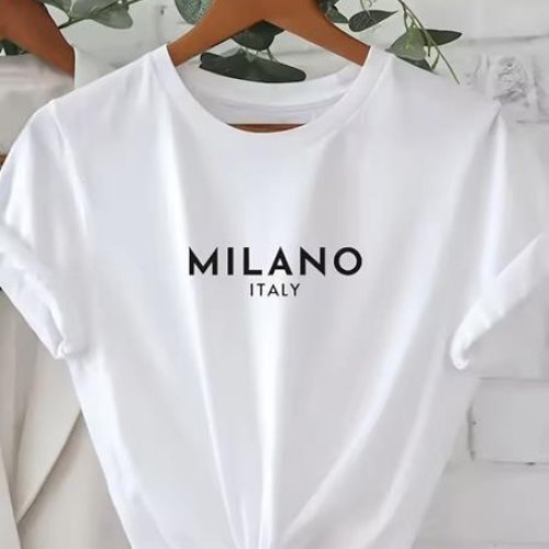 Футболка ALIA (M-3XL) Milano white (лето) ALIA Milano white