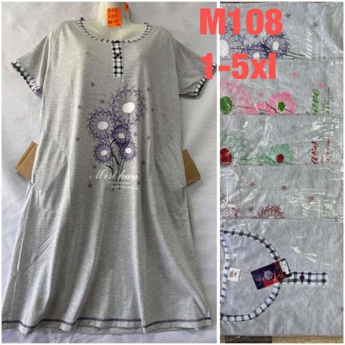 Ночнушка HomeWear (48-58) M108 mix (деми) HomeWear M108 mix