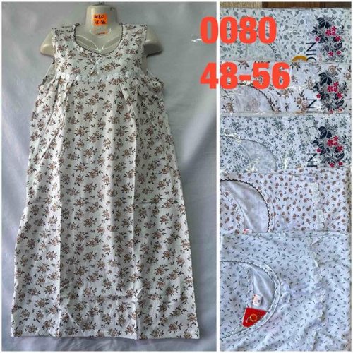 Ночнушка HomeWear (48-56) 0080 mix (лето) HomeWear 0080 mix