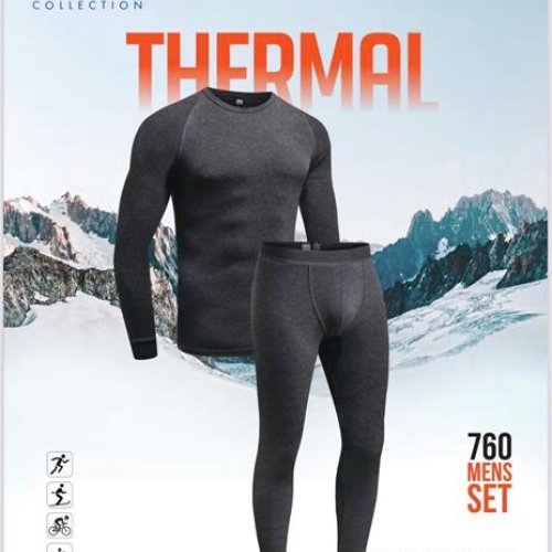 Термобелье Disneyopt (S-XL) 760-1 grey (зима) Disneyopt 760-1 grey