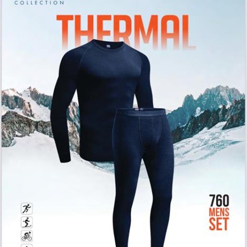 Термобелье Disneyopt (2XL-3XL) 760-3 navy (зима) Disneyopt 760-3 navy
