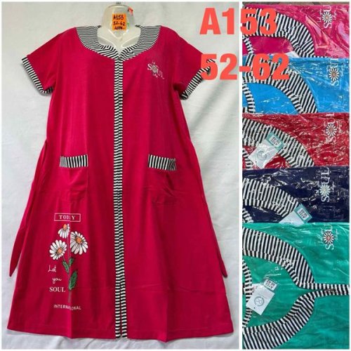 Халат HomeWear (52-62) A153 mix (лето) HomeWear A153 mix