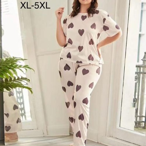 Пижама Brilliant (XL-5XL) B500025 beige (лето) Brilliant B500025 beige