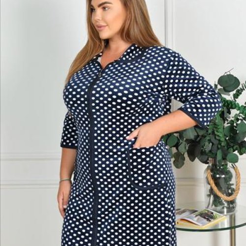 Халат Brilliant (62-70) BA800-122 navy (деми) Brilliant BA800-122 navy