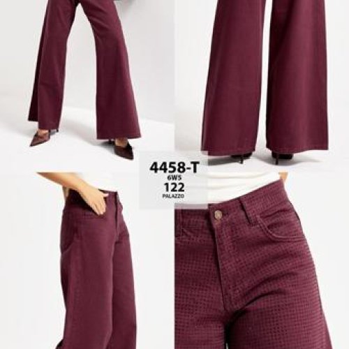 Джинсы Jeans Style (34-42) 4458T-6W5-122 wine (деми) Jeans Style 4458T-6W5-122 wine