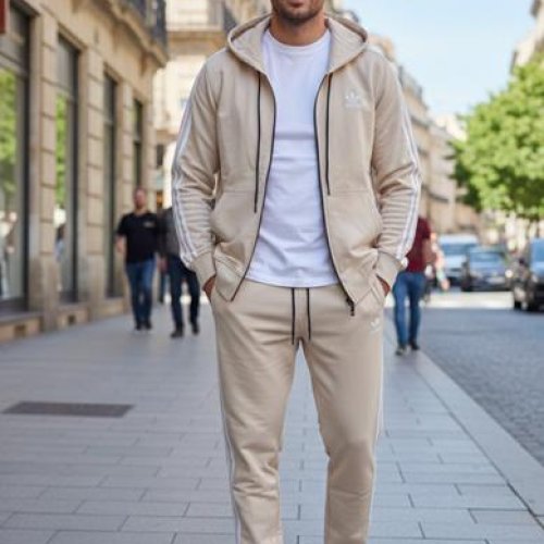 Костюм спорт Delviago (46-54) DL655 beige (деми) Delviago DL655 beige