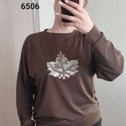 Свитер FSN (52-58) 6506 brown (деми) FSN 6506 brown