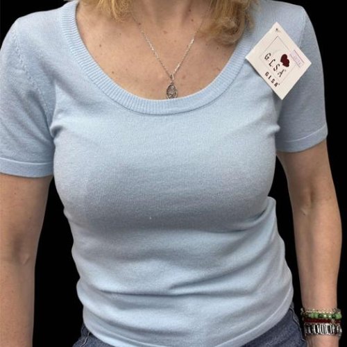 Футболка Elena&Vika (42-46) 26114 l.blue (лето) Elena&Vika 26114 l.blue