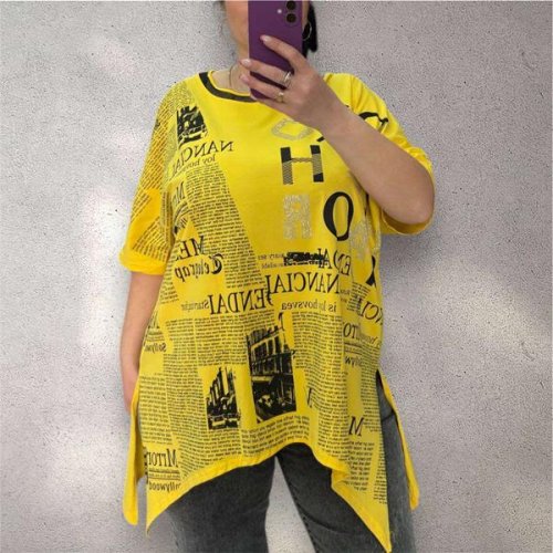 Футболка LeVisha (54-58) 25319 yellow (лето) LeVisha 25319 yellow