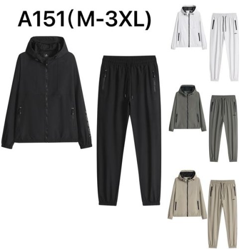 Костюм спорт LiOpt (M-3XL) A151 black (деми) LiOpt A151 black