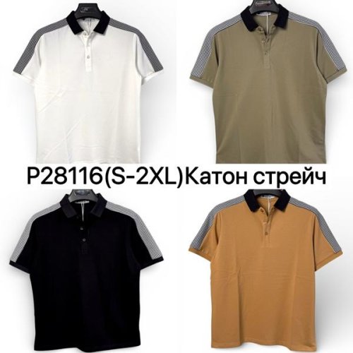 Футболка Ale-Ate (S-2XL) P28116 black (лето) Ale-Ate P28116 black