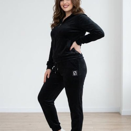 Штаны спорт Sport style (S-XL) 33019 black (деми) Sport style 33019 black