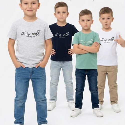 Футболка AMZ (5-8) 133 black (лето) AMZ 133 black