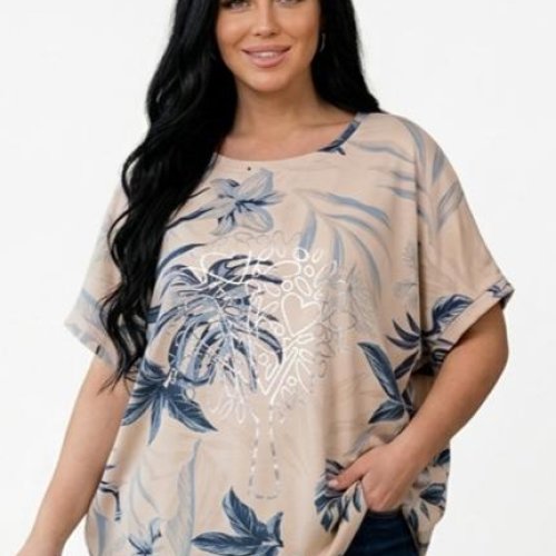 Футболка LeVisha (50-56) 26025 beige (лето) LeVisha 26025 beige