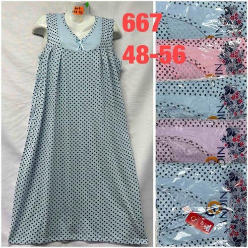 Ночнушка HomeWear (48-56) 667 mix (лето) HomeWear 667 mix