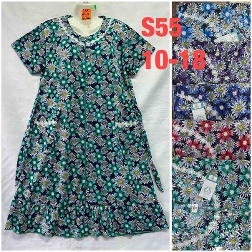 Халат HomeWear (10XL-18XL) S55 mix (лето) HomeWear S55 mix