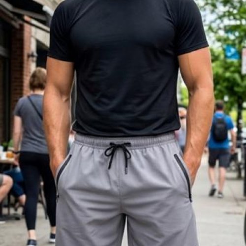 Шорты Delviago (48-56) DL763 l.grey (лето) Delviago DL763 l.grey