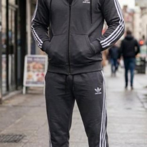 Костюм спорт Delviago (46-54) DL776 grey (деми) Delviago DL776 grey