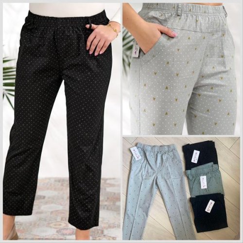 Капри Lola (XL-5XL) LL577 navy (лето) Lola LL577 navy