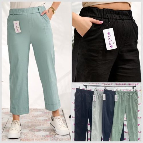 Капри Lola (XL-5XL) LL587 grey (лето) Lola LL587 grey