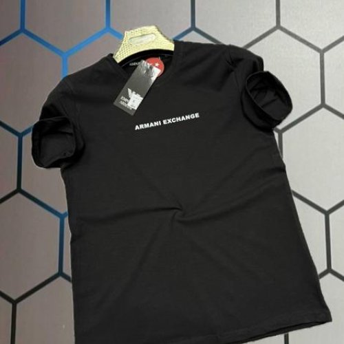 Футболка Alex Clothes (S-2XL) 13987 black (лето) Alex Clothes 13987 black