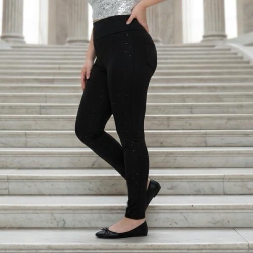 Лосины Sport style (S-XL) 5372 black (деми) Sport style 5372 black