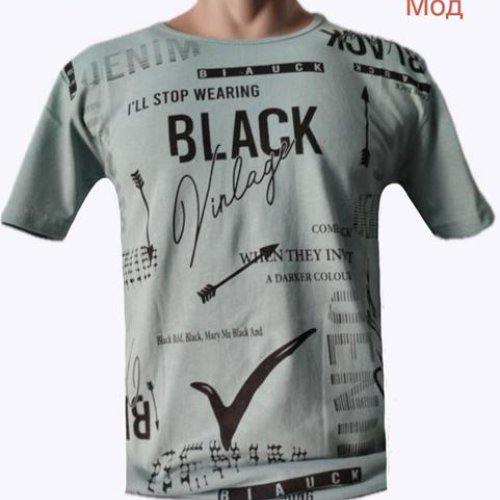 Футболка Надийка (M-2XL) ND1160-0754 mint (лето) Надийка ND1160-0754 mint