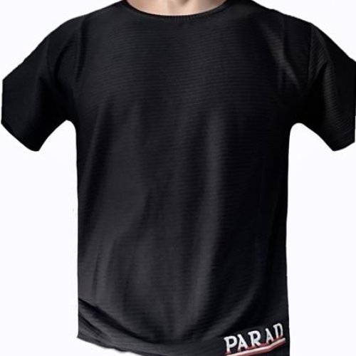 Футболка Надийка (M-2XL) ND1162-0138 black (лето) Надийка ND1162-0138 black