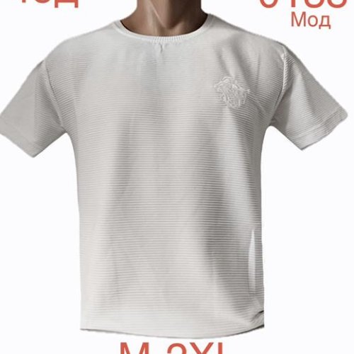 Футболка Надийка (M-2XL) ND1165-0138 white (лето) Надийка ND1165-0138 white