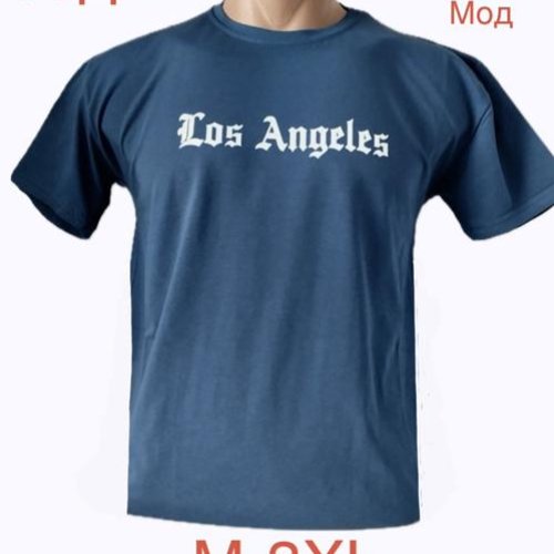 Футболка Надийка (M-3XL) ND1171-0140 blue (лето) Надийка ND1171-0140 blue