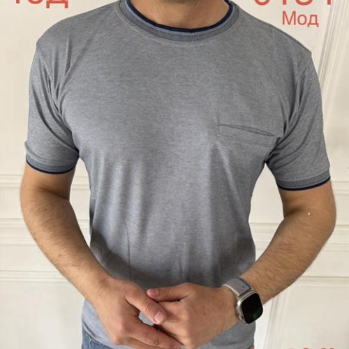 Футболка Надийка (L-3XL) ND1204-0134 grey (лето) Надийка ND1204-0134 grey