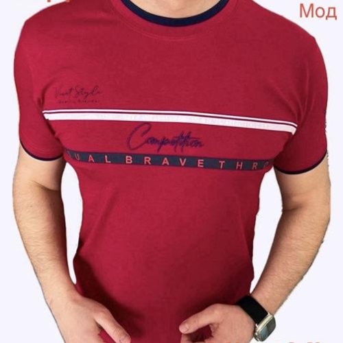 Футболка Надийка (2XL-5XL) ND1213-16 wine (лето) Надийка ND1213-16 wine