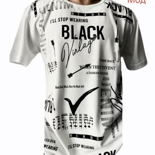 Футболка Надийка (XL-4XL) ND1231-754 white (лето) Надийка ND1231-754 white