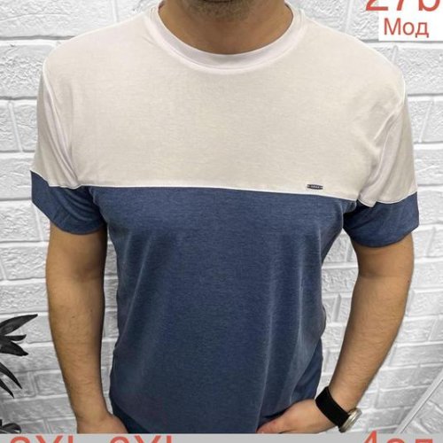 Футболка Надийка (3XL-6XL) ND1238-27B blue (лето) Надийка ND1238-27B blue