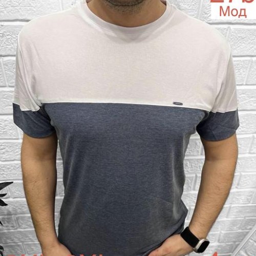 Футболка Надийка (3XL-6XL) ND1239-27B grey (лето) Надийка ND1239-27B grey