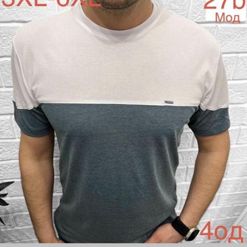 Футболка Надийка (3XL-6XL) ND1241-27B grey (лето) Надийка ND1241-27B grey