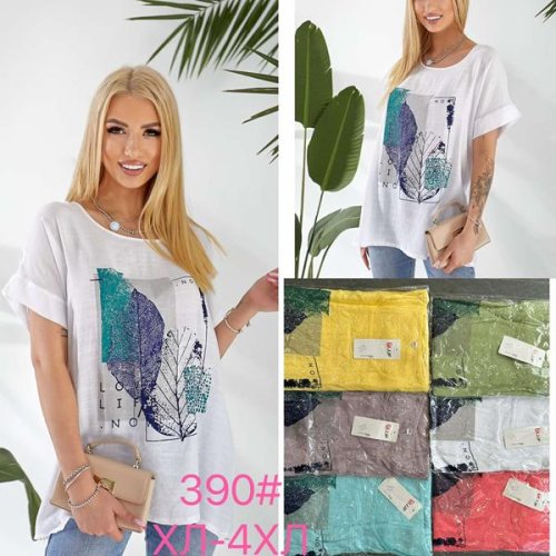 Футболка JJF (XL-4XL) 390 l.green (лето) JJF 390 l.green