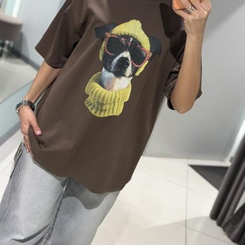 Футболка Comod (one size) K6051 brown (лето) Comod K6051 brown