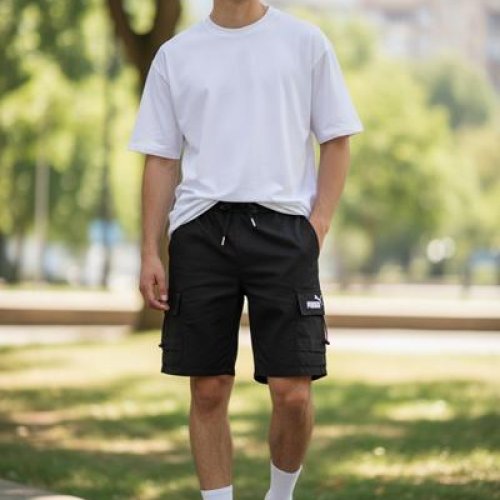 Шорты Hai (M-3XL) H1223 black (лето) Hai H1223 black