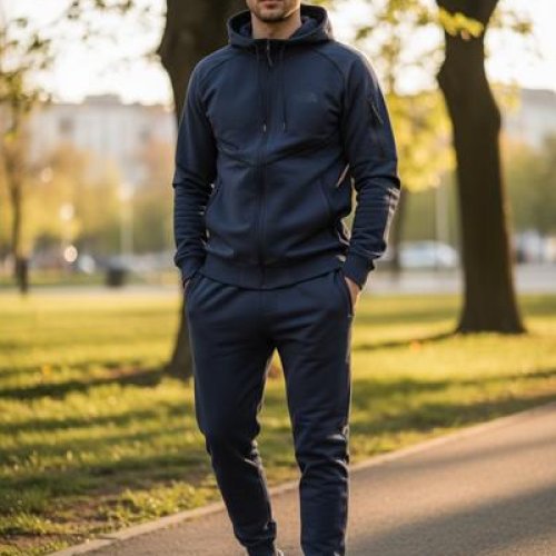 Костюм спорт Hai (M-3XL) H1285 navy (деми) Hai H1285 navy