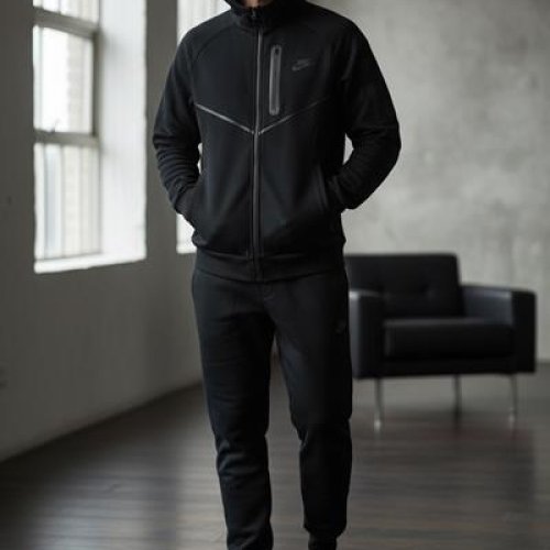 Костюм спорт Hai (M-3XL) H1295 black (деми) Hai H1295 black