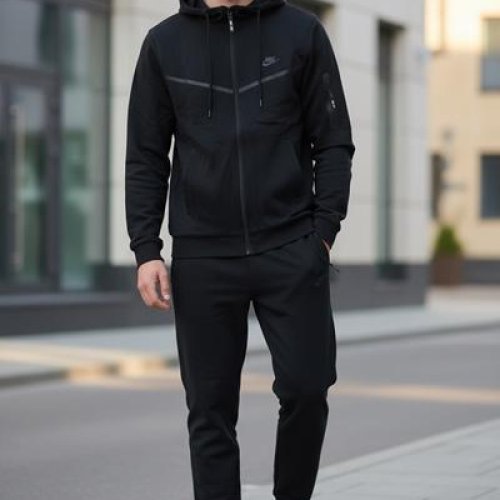 Костюм спорт Hai (M-3XL) H1305 black (деми) Hai H1305 black