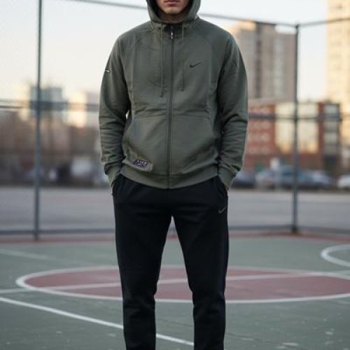 Костюм спорт Hai (M-3XL) H1307 khaki (деми) Hai H1307 khaki